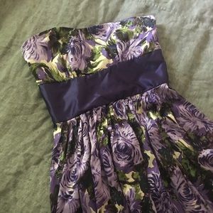 Anthropologie silk Homecoming dress